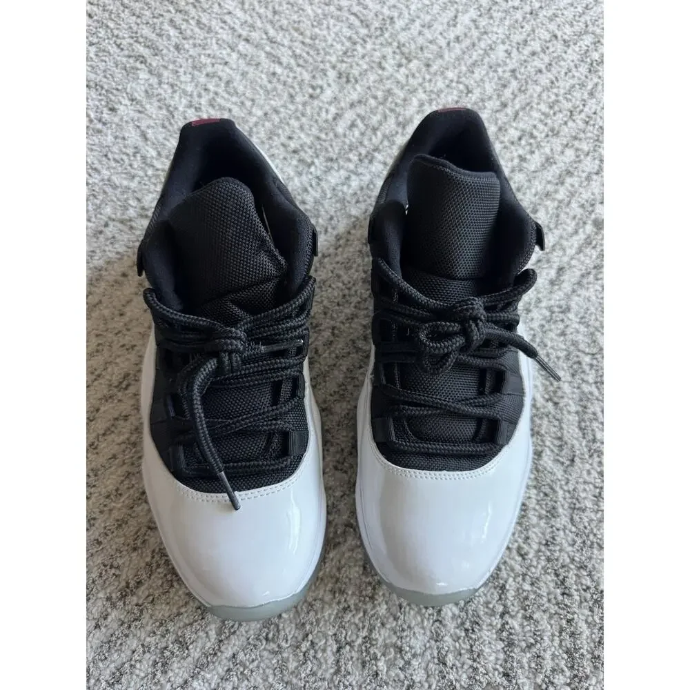 Air Jordan 11 Retro Low “tuxedo”, style code 528895-110 Reverse concord